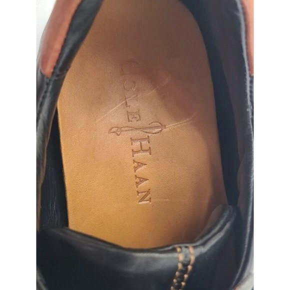 Cole Haan Zeno Lace II Mens 8M Black Leather Oxfords Comfort Shoes Split Toe main image 4
